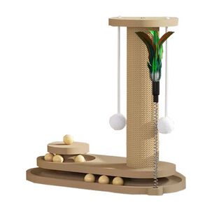 Rascador Felino Centro Interactivo Accesorios Juego Mascotas