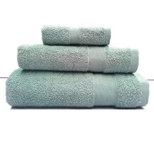Juego Toalla Andes 3 Piezas Lisa Aqua
