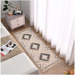 Alfombra Pasillera - Piecera Bordada 60x200cm