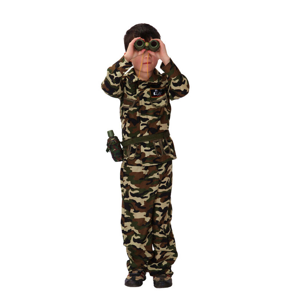 Disfraz Soldado Militar Fuerzas Especiales Infantil image number 1.0