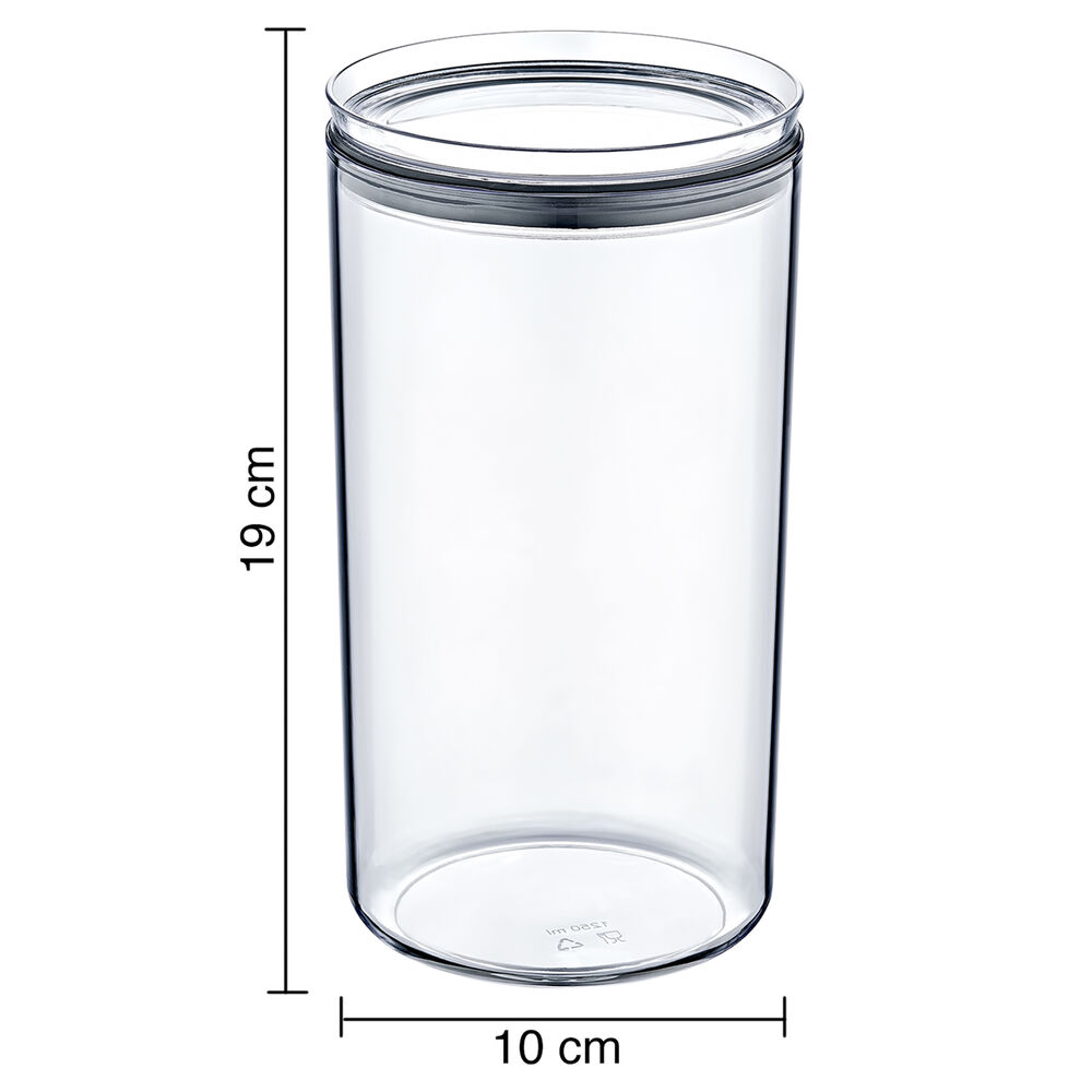 Canister Contenedor Hermético 1,25 Lt Crystal Round image number 2.0