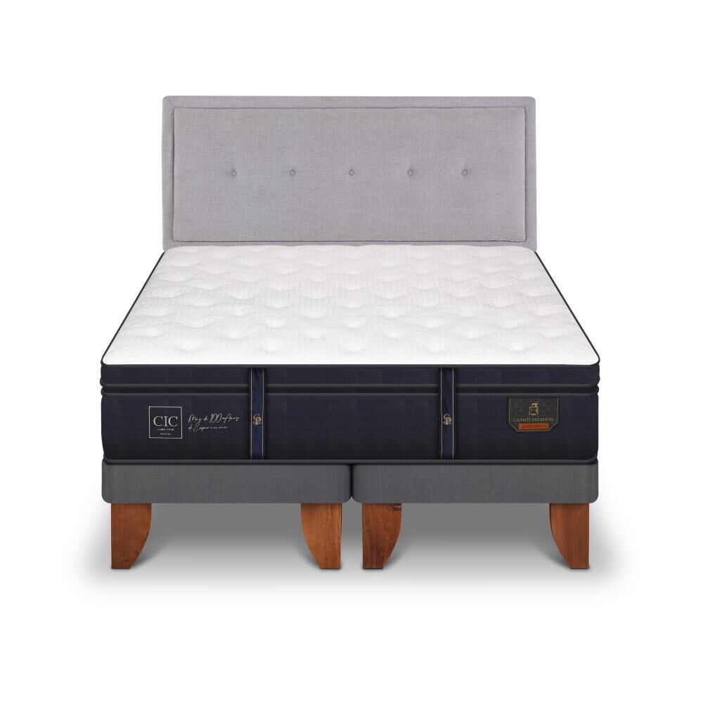 Cama Europea Cic Grand Premium / King / Base Dividida + Respaldo image number 0.0