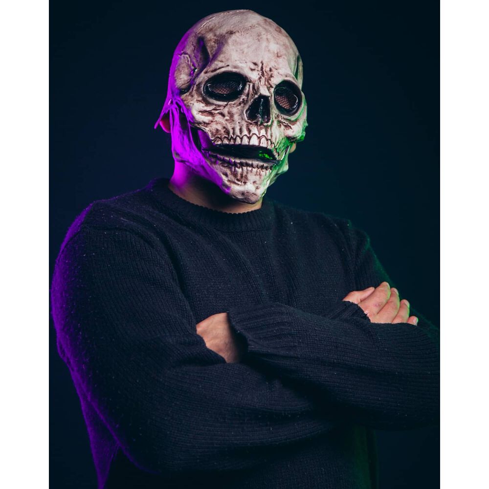 Mascara Calavera De Terror Realista Halloween image number 5.0