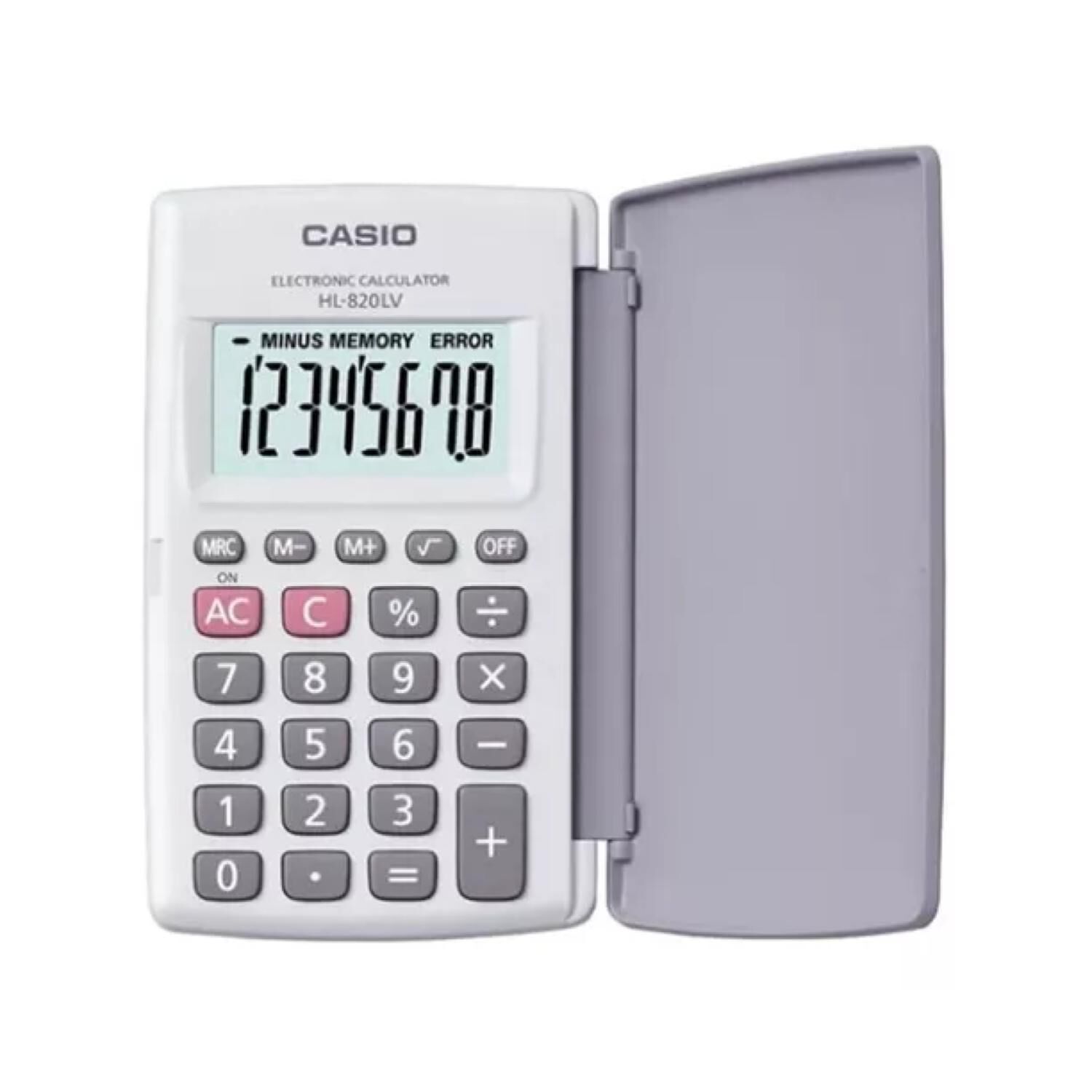 Calculadora De Bolsillo 8 Digitos Blanco Hl-820lv-we image number 1.0