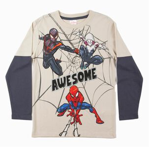 Polera Ml Fashion Niño Awesome Spiderman