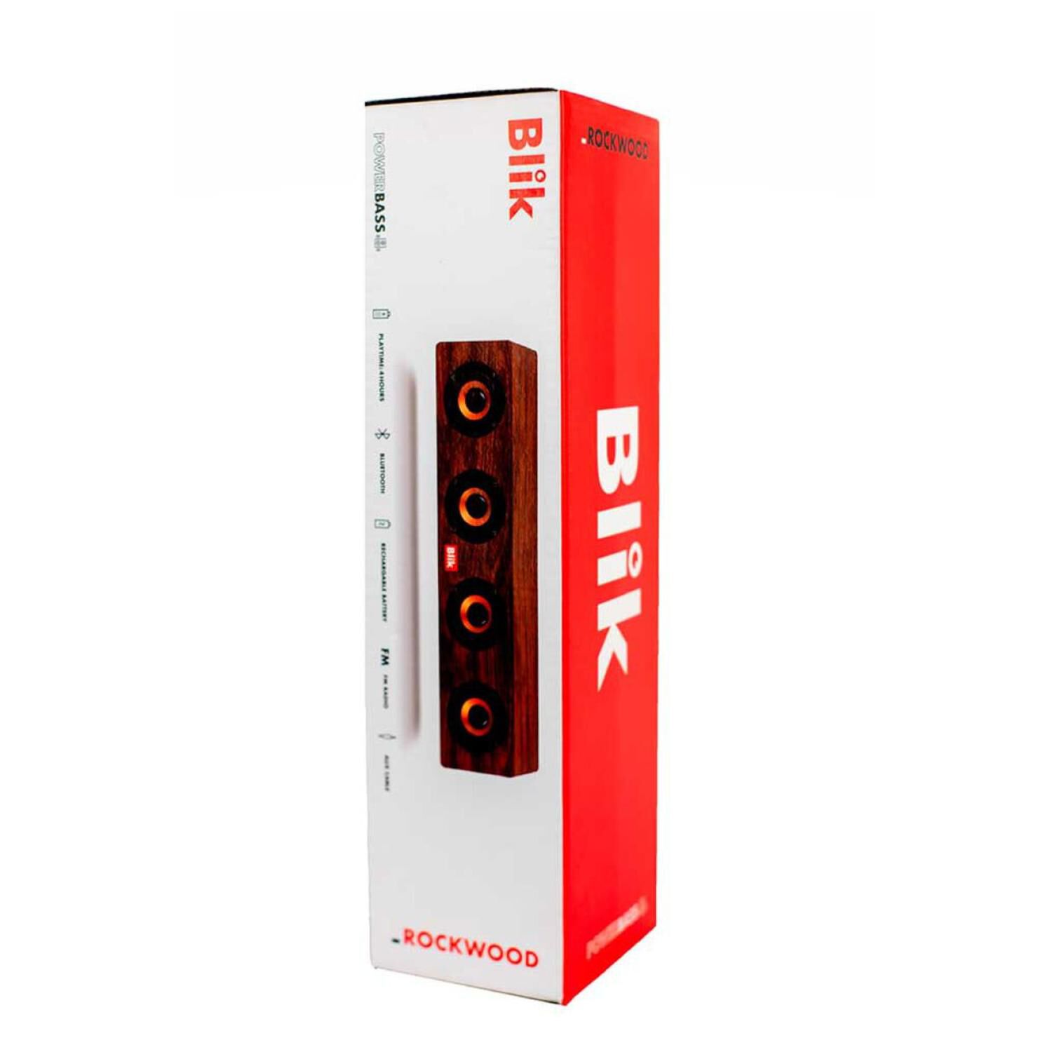 Parlante Bluetooth 20w Usb Radio Cafe Rockwood image number 3.0
