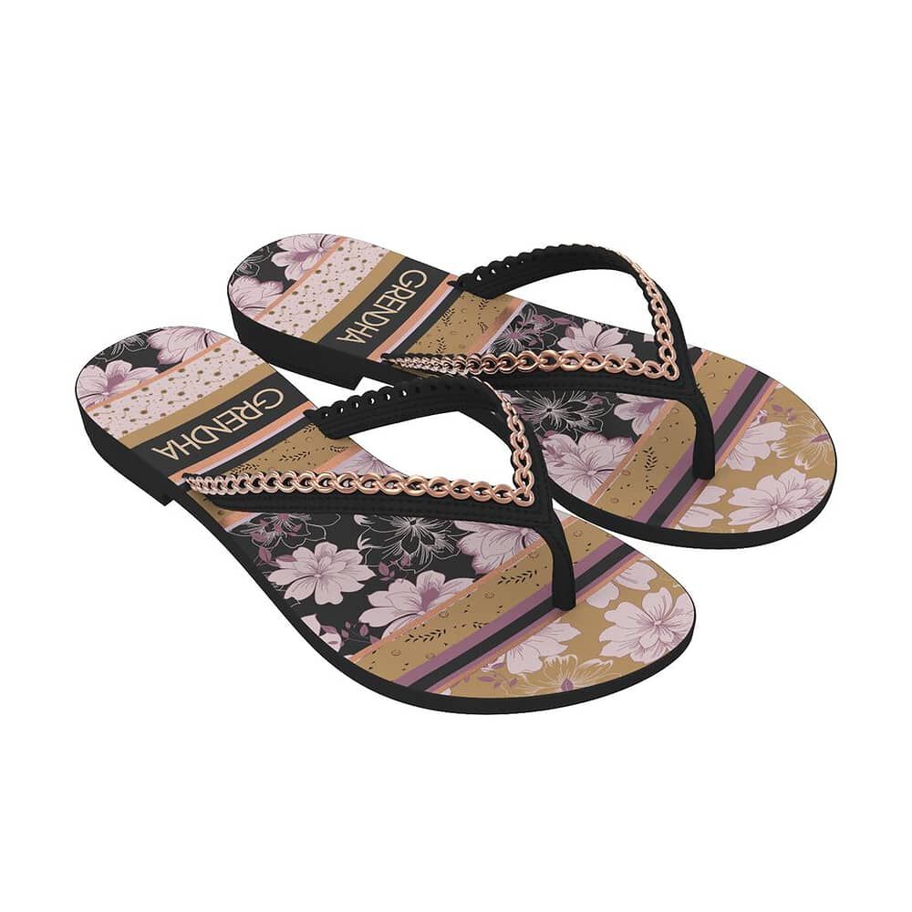 Sandalia Mujer Negro Acai Plural 387 Grendha image number 0.0