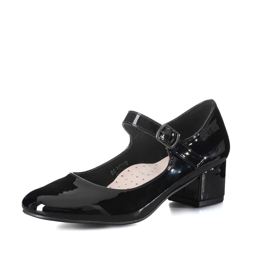 Zapatos Mary Jane Con Taco Charol C&oacute;modo Mujer Weide Ghe31 image number 4.0