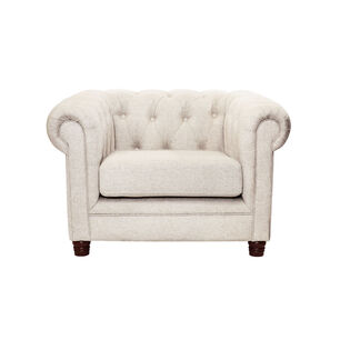 Sofa Florencia 1 Cuerpo Lino Blanco