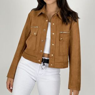 Chaqueta De Gamuza 3 Colores