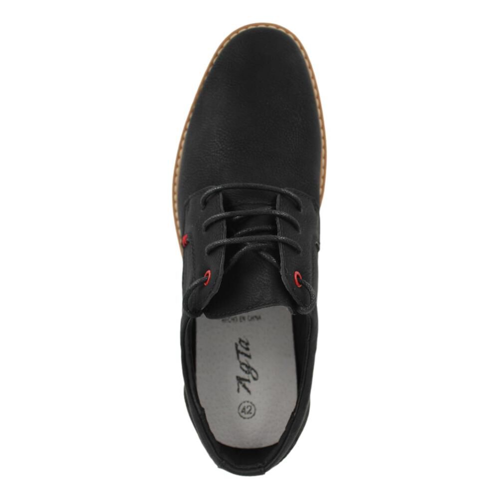 Zapato Agta Negro Mod X0010 image number 4.0