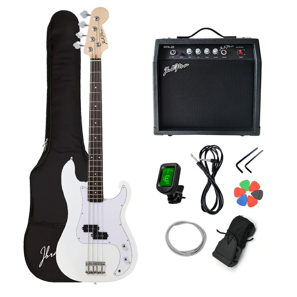 Bajo El&eacute;ctrico Ibrah 4 Cuerdas + Amplificador 20w + Acces image number 0.0