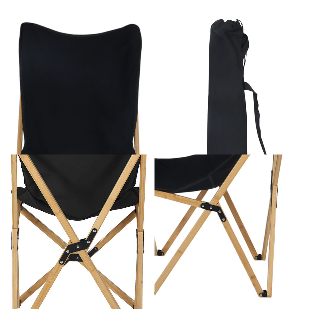 Silla Pleagable Camping Ranco Negro image number 4.0