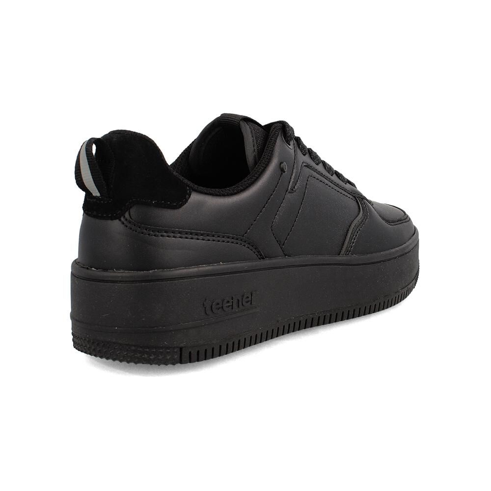 Zapatilla Escolar Mujer Teener Emma Negro image number 3.0