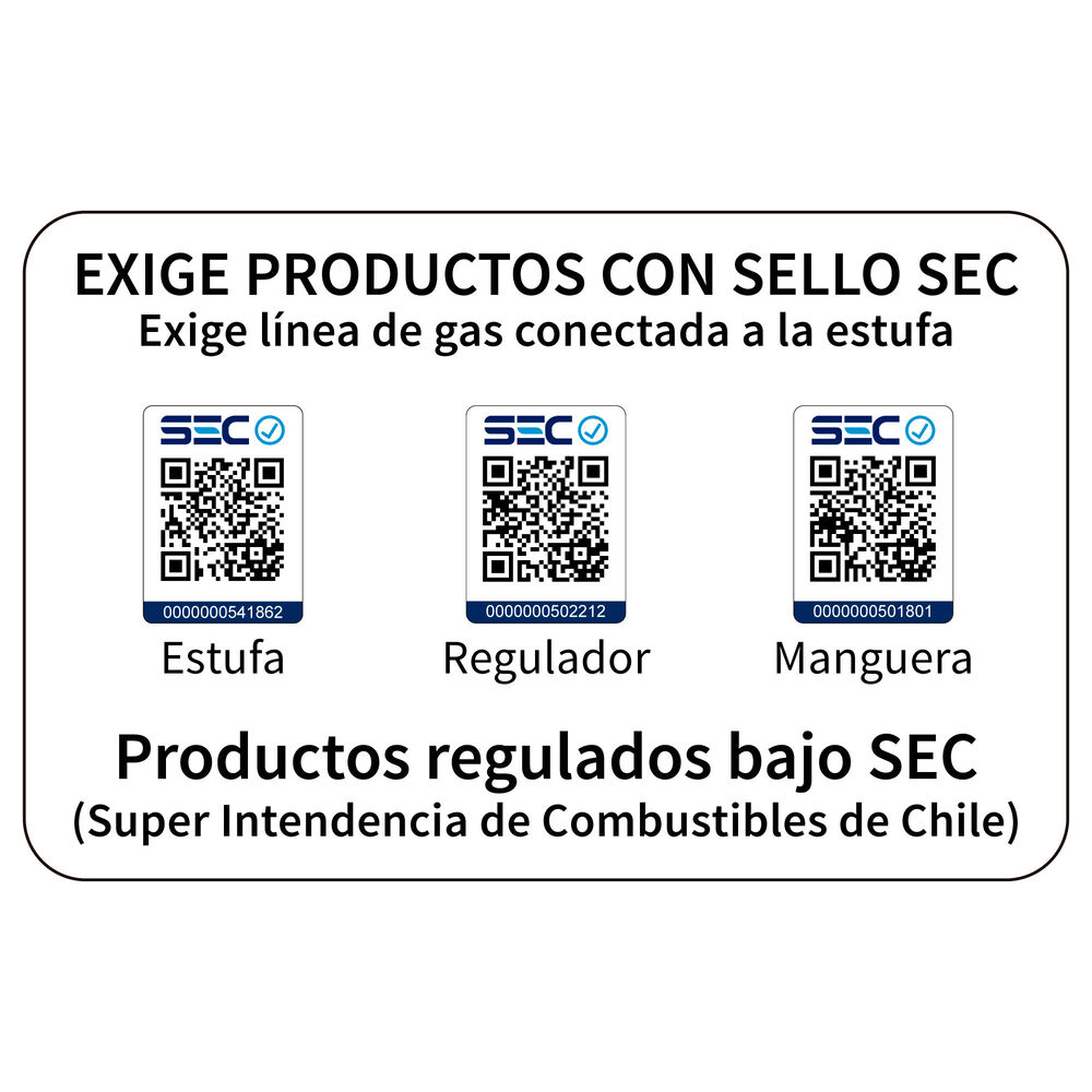 Estufa A Gas Hibrida 15 Kg 4.2kw 1500w Varme Hybrid Black image number 5.0
