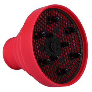 Difusor Para Secador De Cabello De Silicona Plegable Rojo