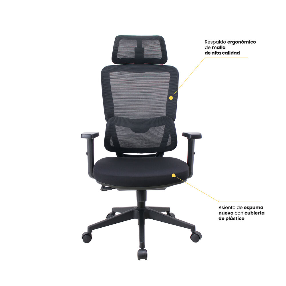 Silla Escritorio Oficina Ergonómica Reclinable Ergotech Levo image number 1.0