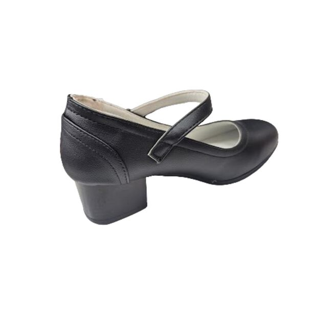 Zapato De Cueca Con Taco Negro