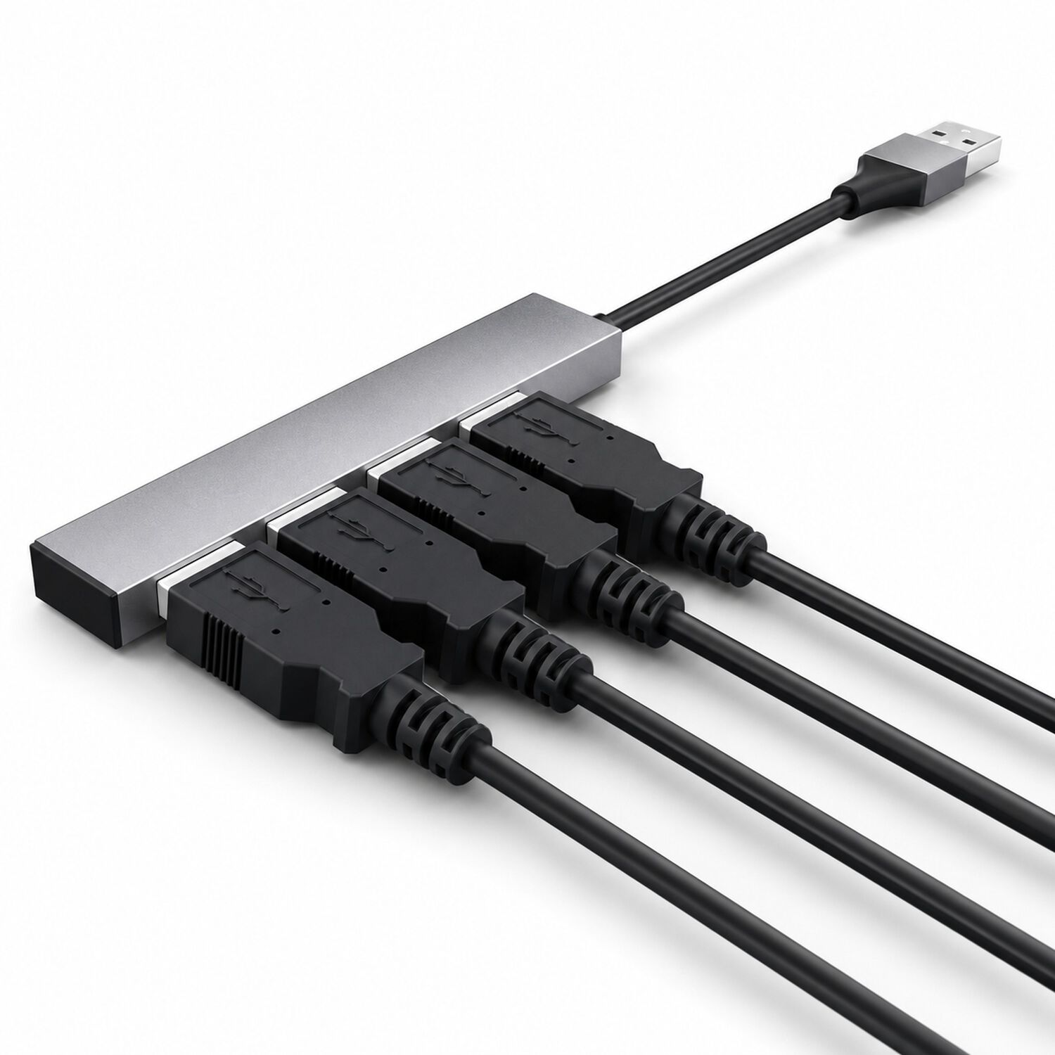 Hub Usb Trust Halyx 4 Puertos Usb 2.0 Flat Aluminium High Speed image number 3.0