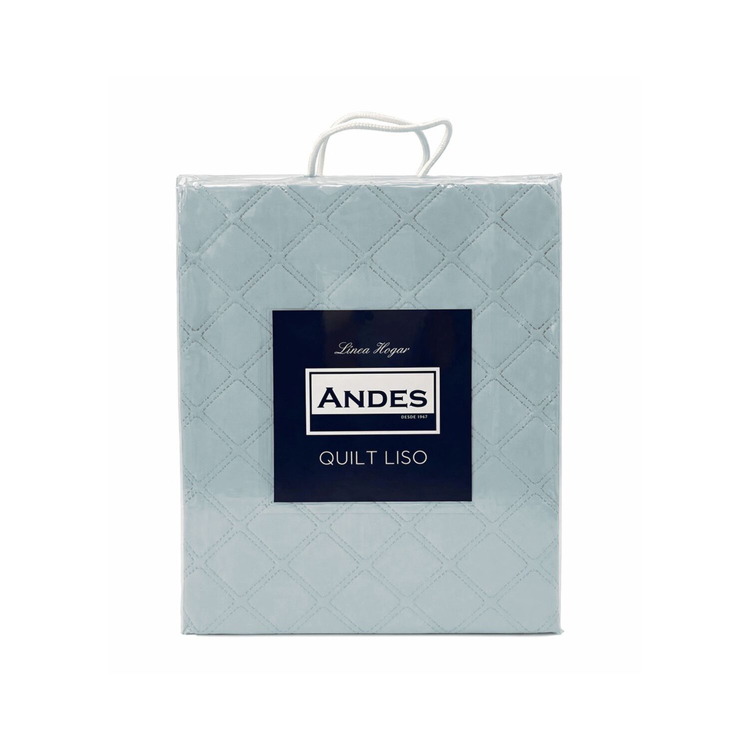 Quilt Andes Liso Celeste King image number 1.0