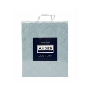 Quilt Andes Liso Celeste King