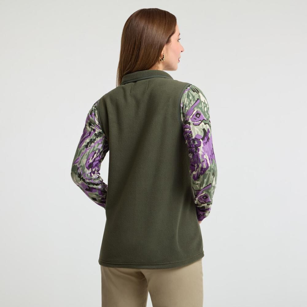 Poler&oacute;n Regular Sin Manga Cuello Alto Mujer Geeps image number 3.0