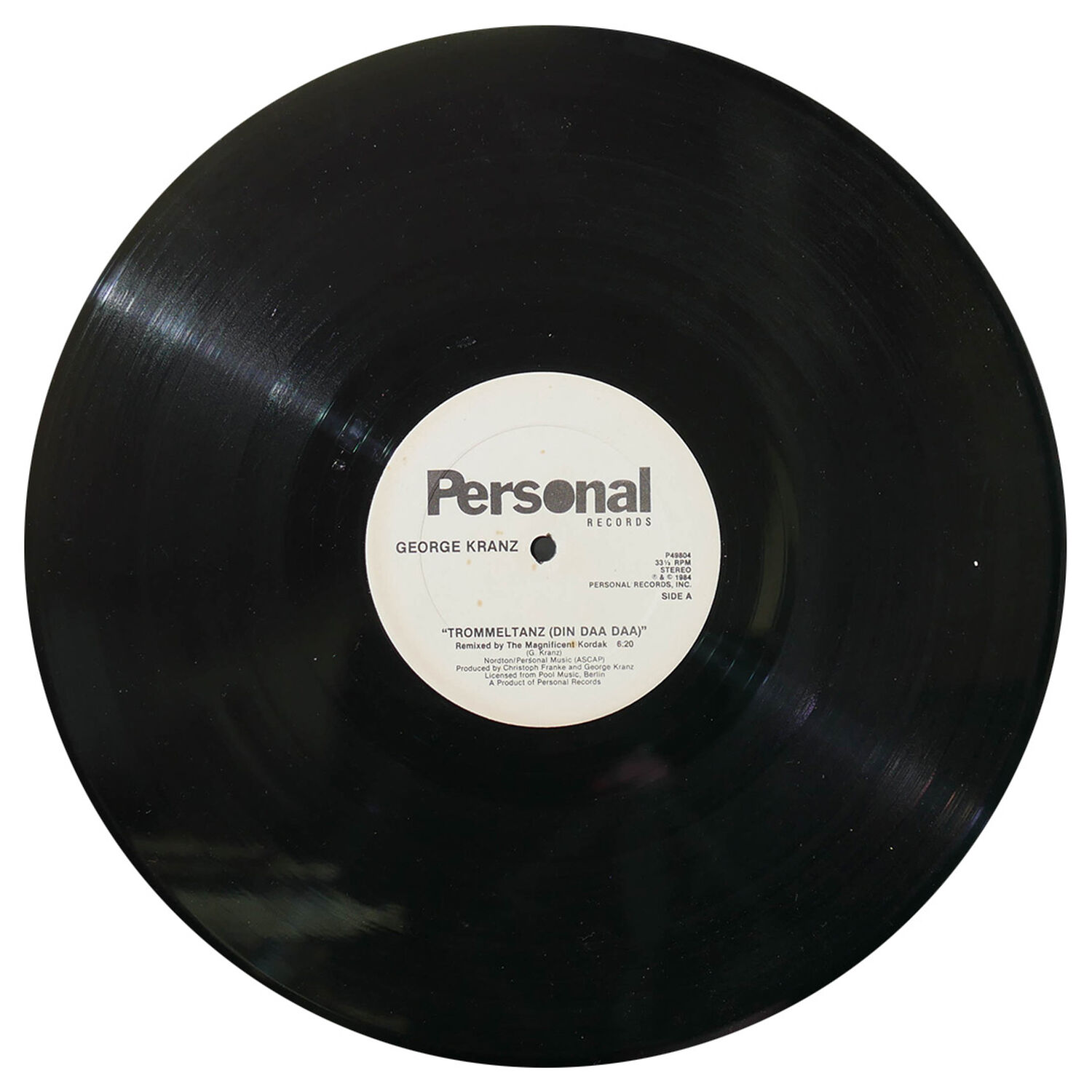 George Kranz - Trommeltanz Din Daa Daa | 12" Maxi Single Usado image number 2.0