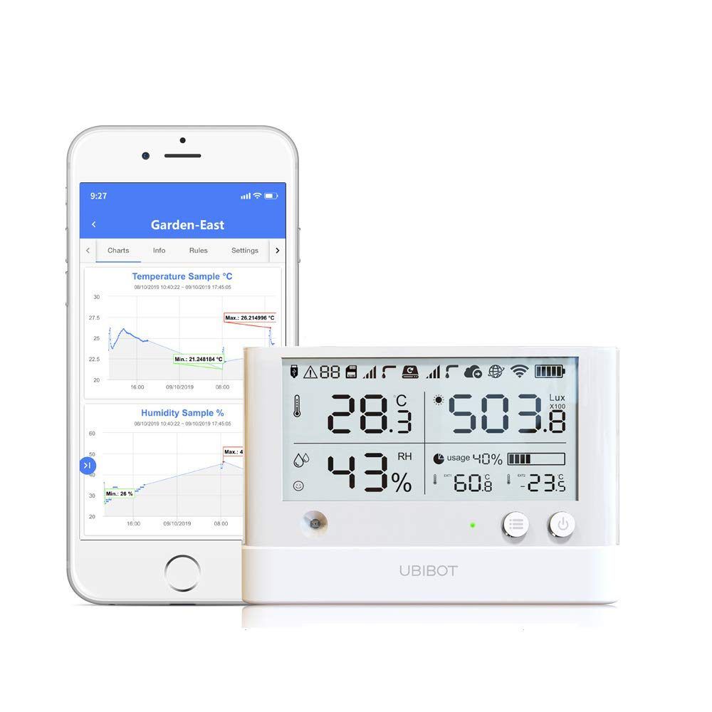Sensor De Humedad, Temperatura Y Luz Wifi Ws1 Pro - Ubibot image number 2.0