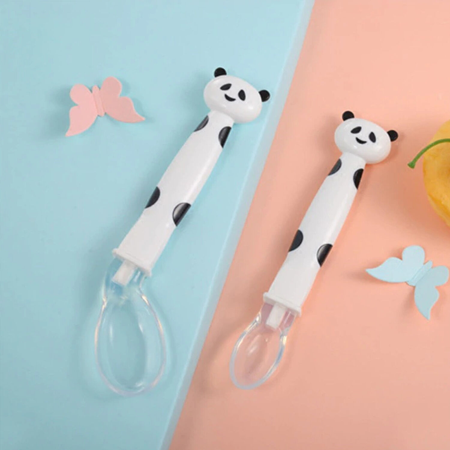 Cucharas De Silicona Suave Para Beb&eacute;s Alimentos Libre De Bpa image number 3.0