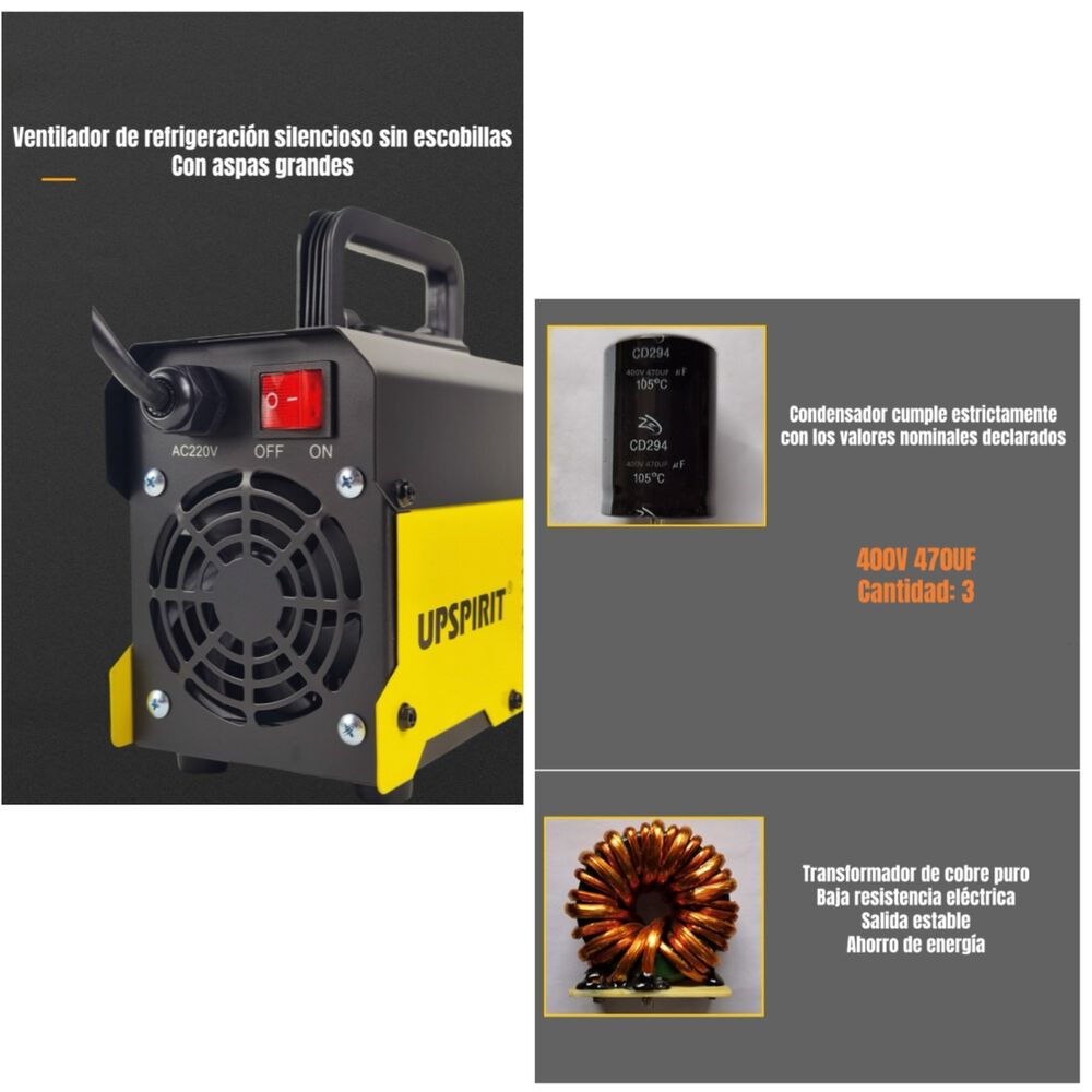 Soldadora Inverter 120a 220v Con Accesorios H01 image number 6.0