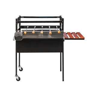 Parrilla A Carbon Alcazar Con Motor