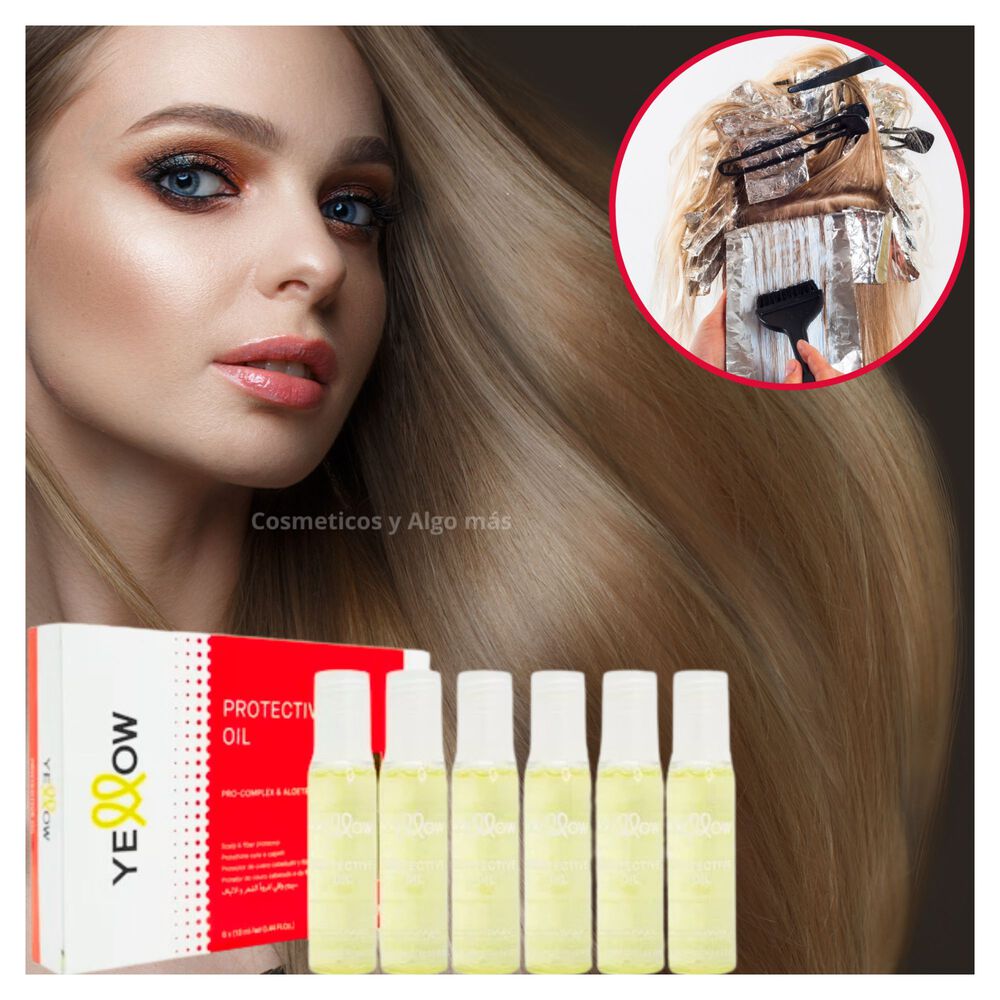 Caja De 6 Ampollas Yellow Protective Oil Protector Capilar image number 0.0