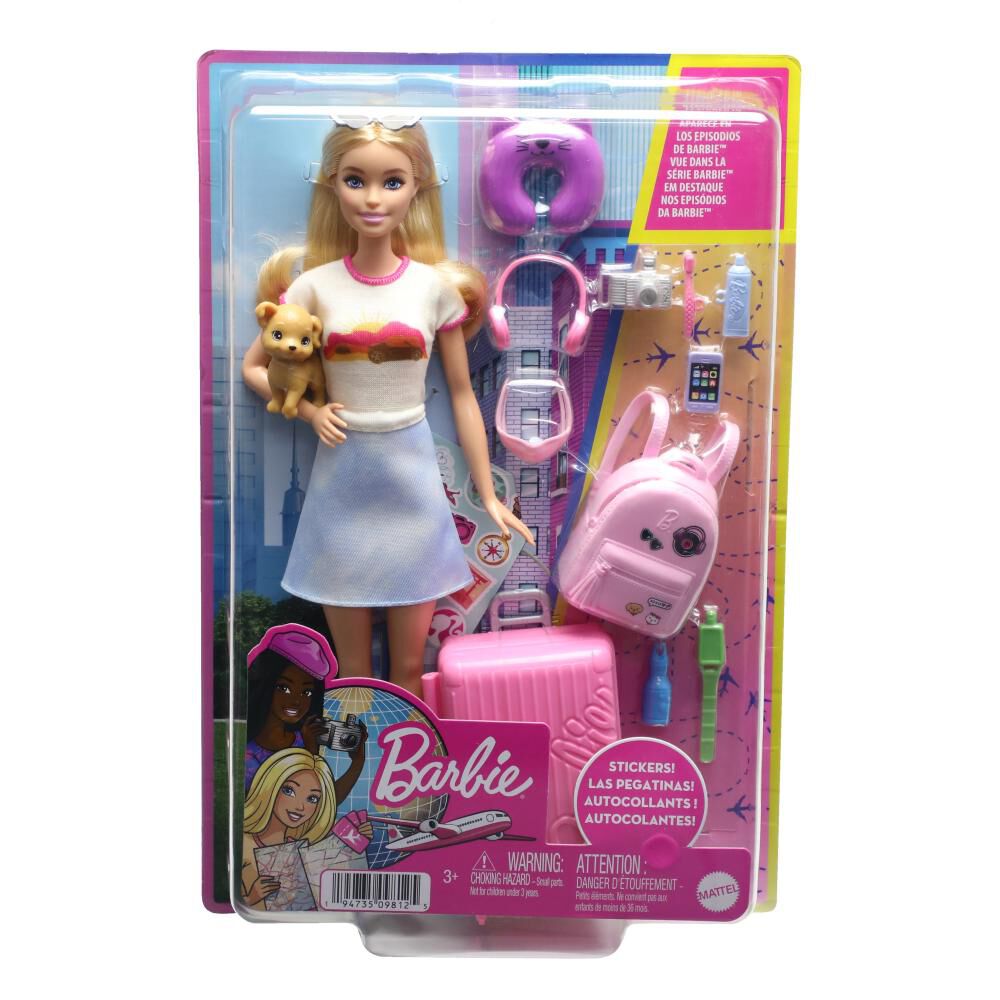 Muñeca Barbie Viajera image number 1.0