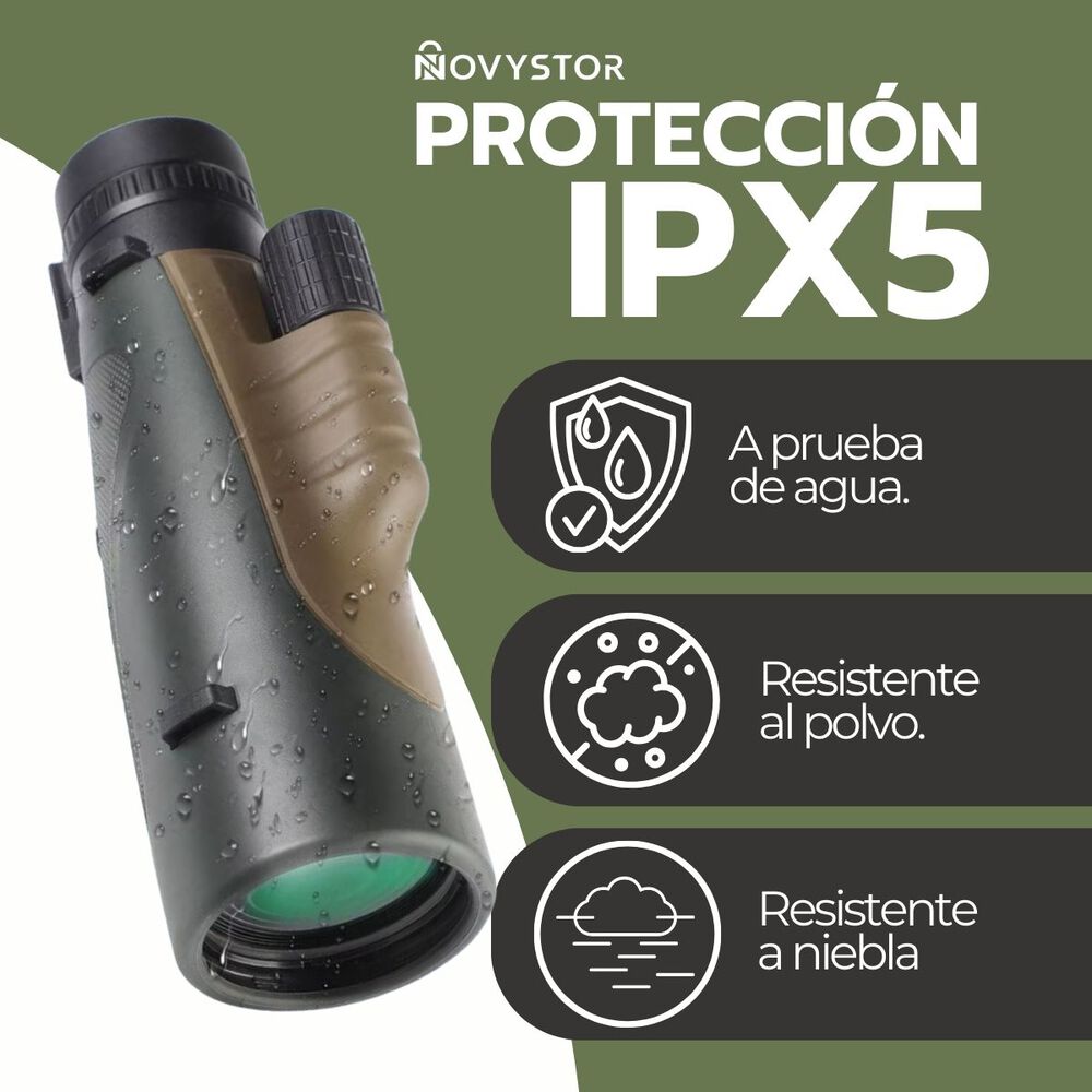Telescopio Monocular Hd 50x Bak4 Impermeable Trípode image number 6.0
