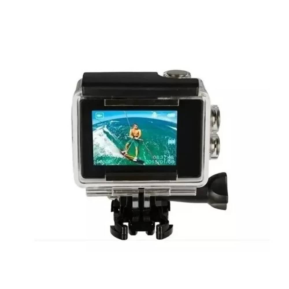 C&aacute;mara Go Pro Full Hd 1080p 30fps Deportiva Modelo Ultra Hd M1 Wifi C&aacute;mara Acci&oacute;n Con Accesorios B&aacute;sicos Sumergible image number 4.0