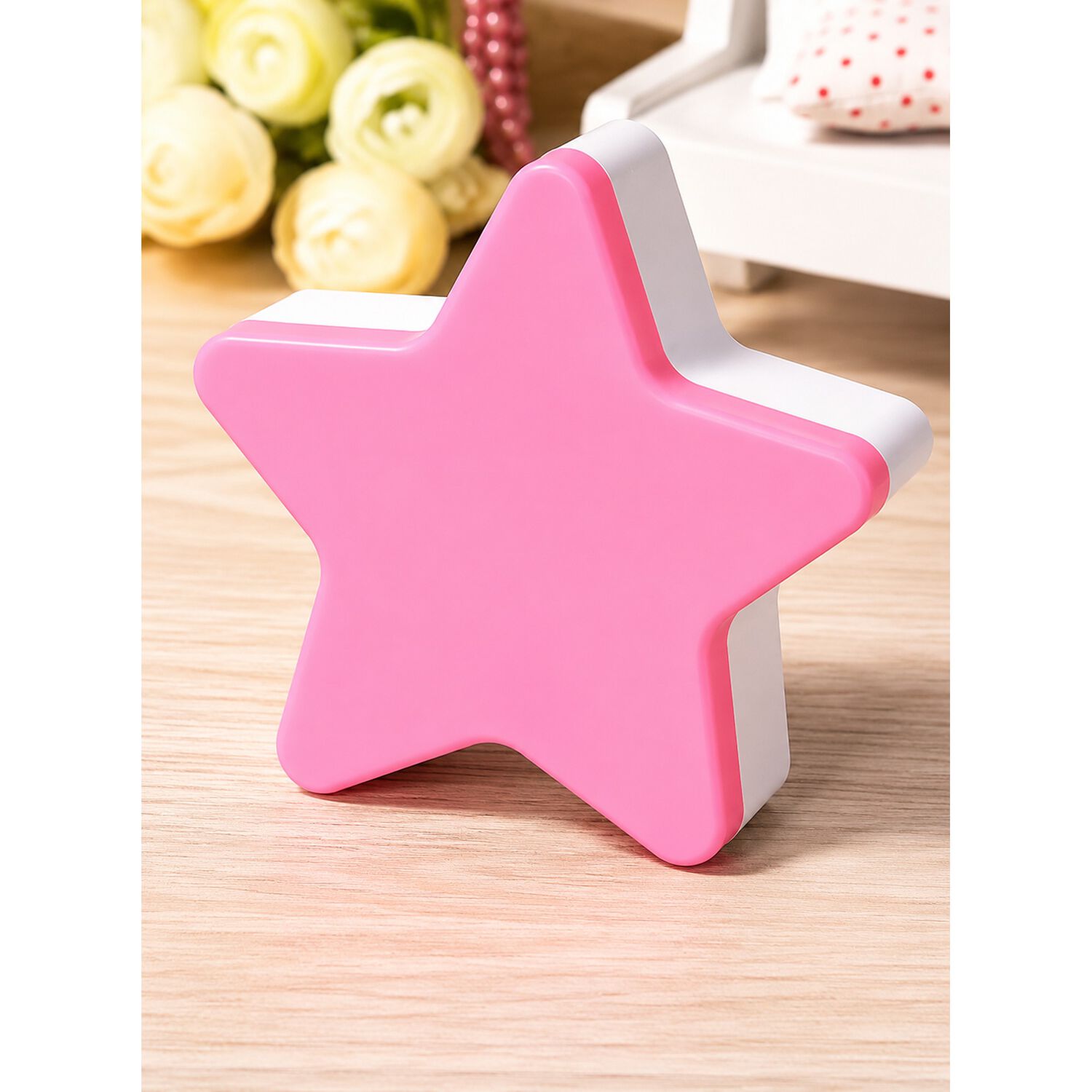 Lampara De Noche Espanta Cuco Luz Led Forma Estrella Ni&ntilde;os image number 8.0