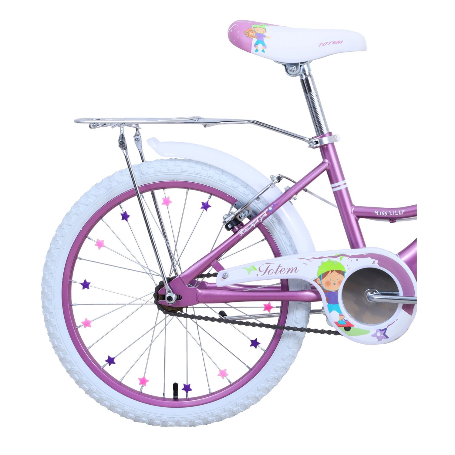 Bicicleta Totem Infantil Aro 20 Miss Lilly Rosa image number 3.0