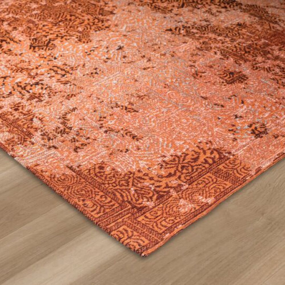 Alfombra Jacquard Naranja Rectangular Mediana image number 1.0