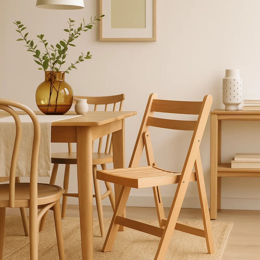 Silla Duna Plegable De Madera Natural image number 2.0