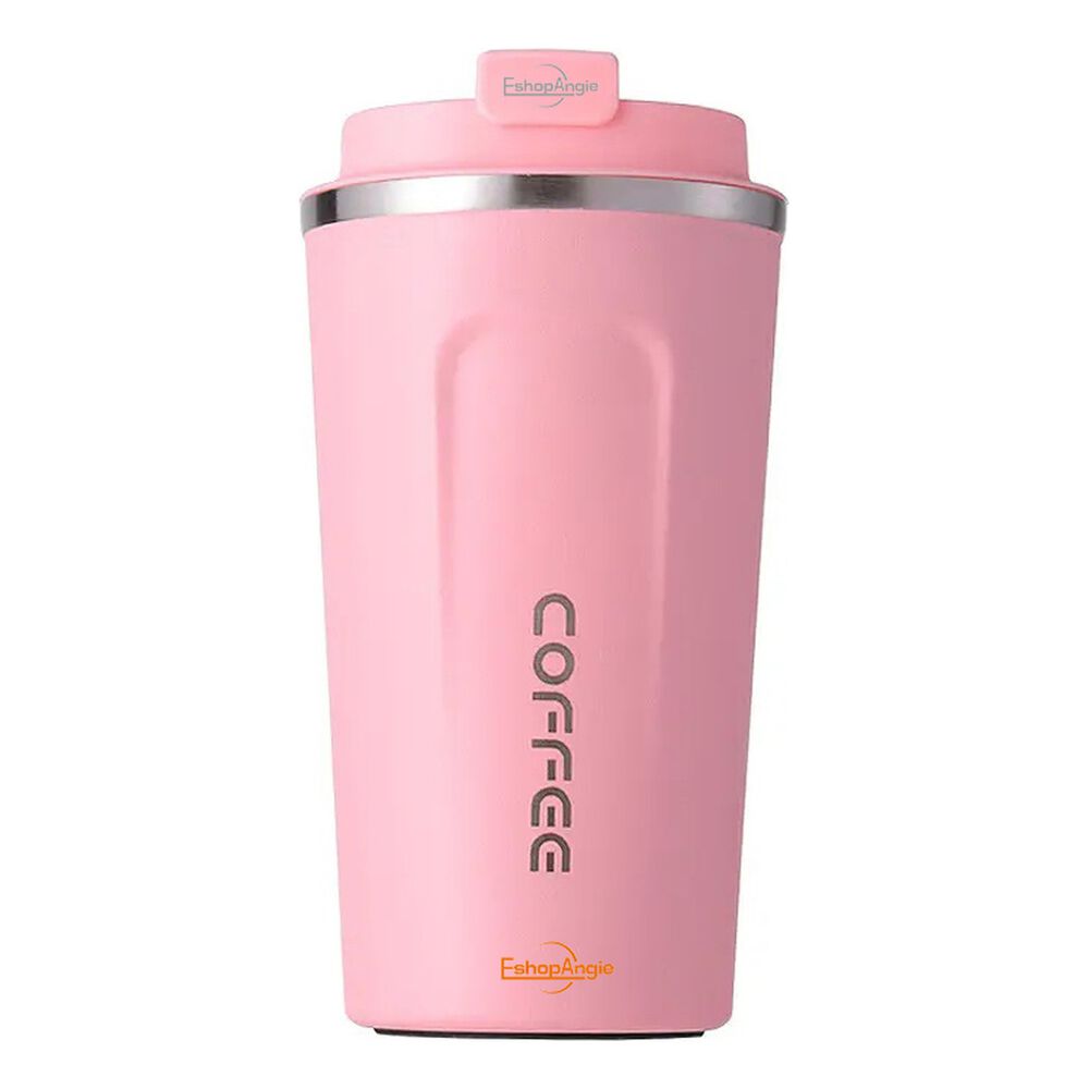 Termo Mug Café 380ml Acero Inoxidable Rosa Portátil image number 5.0