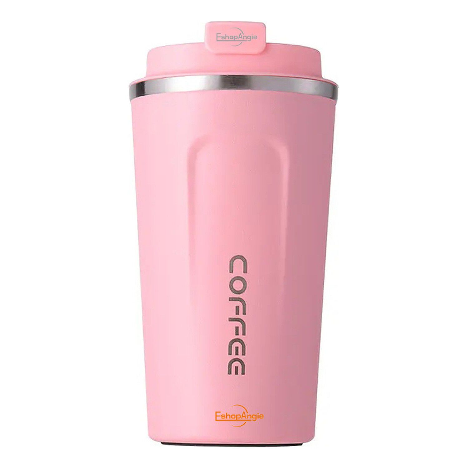 Termo Mug Caf&eacute; 380ml Acero Inoxidable Rosa Port&aacute;til image number 5.0