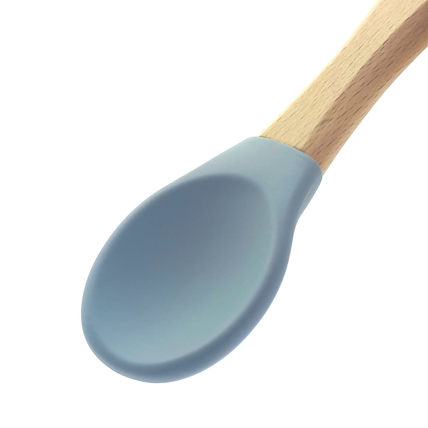 Plato Silicona Con Cuchara Gris image number 4.0