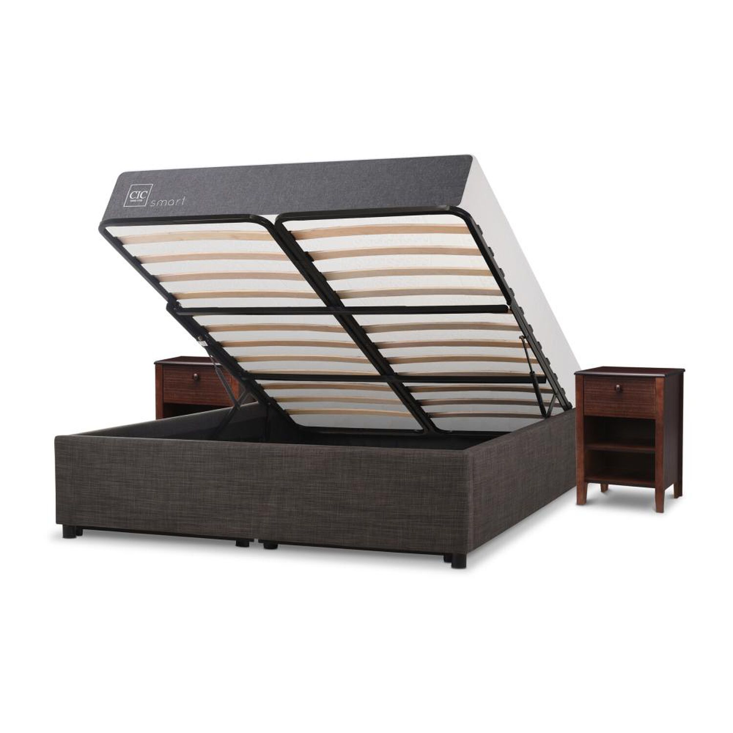 Cama Ba&uacute;l Cic Smart / 2 Plazas / Base Normal + Velador image number 6.0