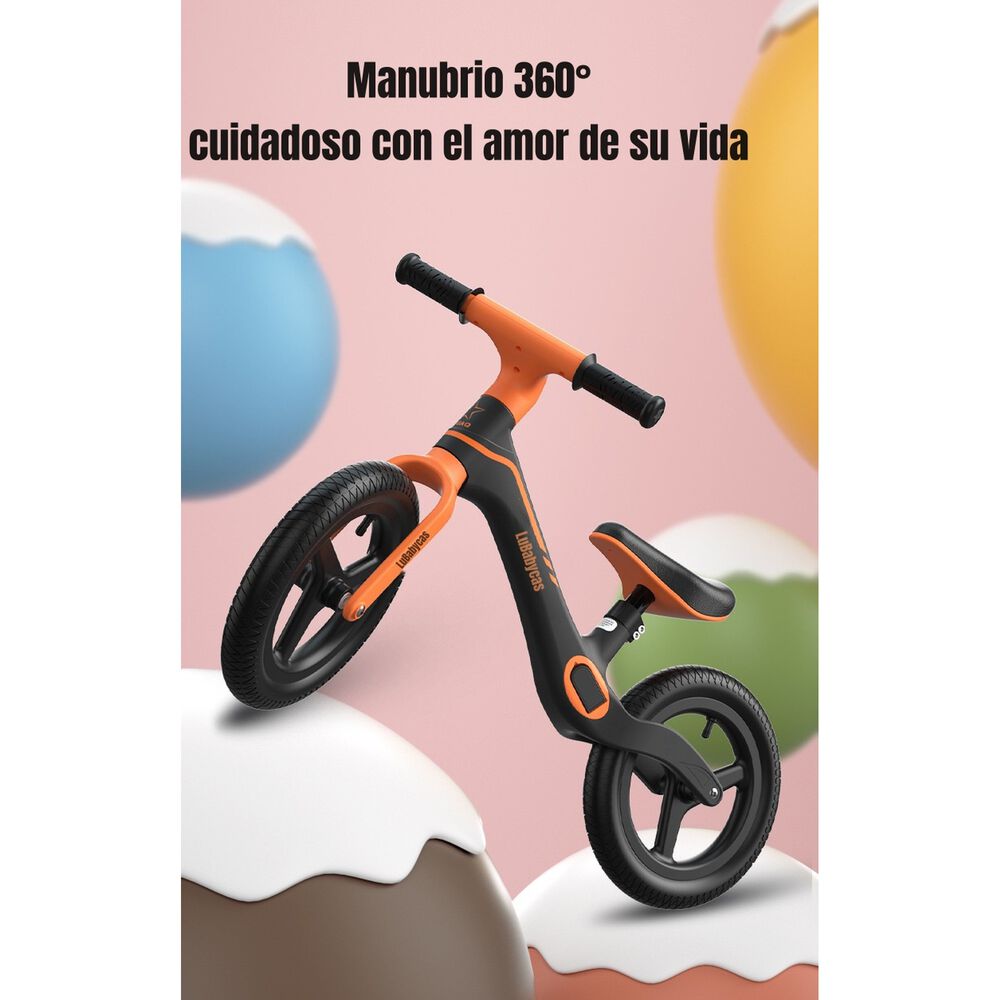 Bicicleta De Equilibrio 2-6 A&ntilde;os Aro 12 Lubabycas Naranja image number 2.0