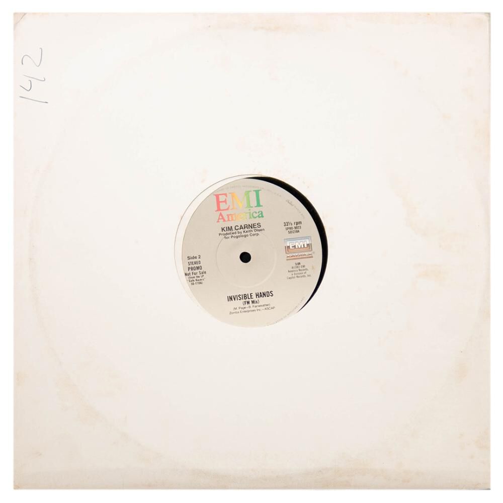 Kim Carnes - Invisible Hands | 12" Maxi Single Usado image number 1.0