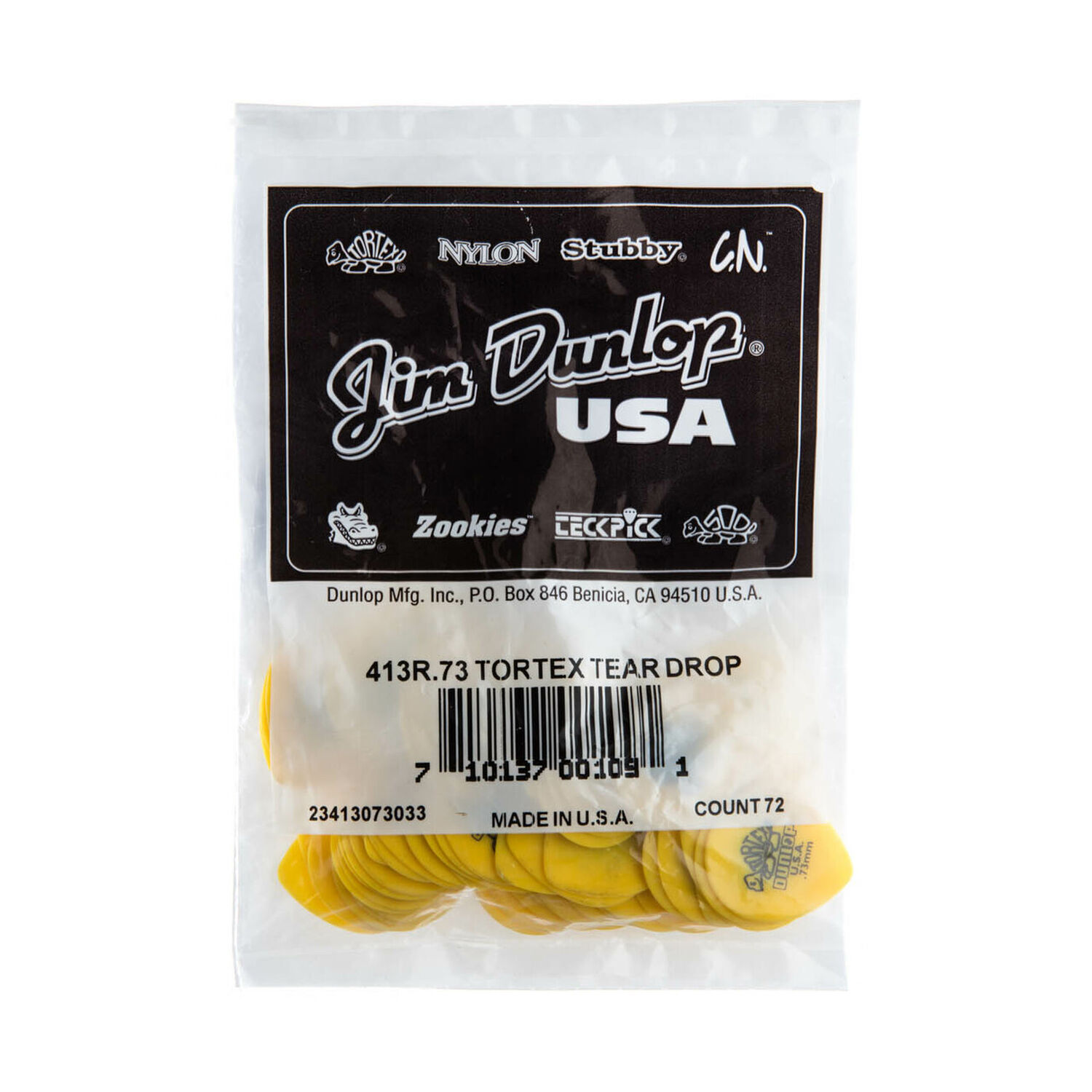 U&ntilde;etas Dunlop Tortex Lagrima 413r 0.73 Bolsa 72un image number 2.0
