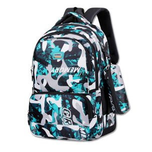 Mochila Escolar Juvenil Y Universitario 45cm Diseño Camuflaje Green Unisex