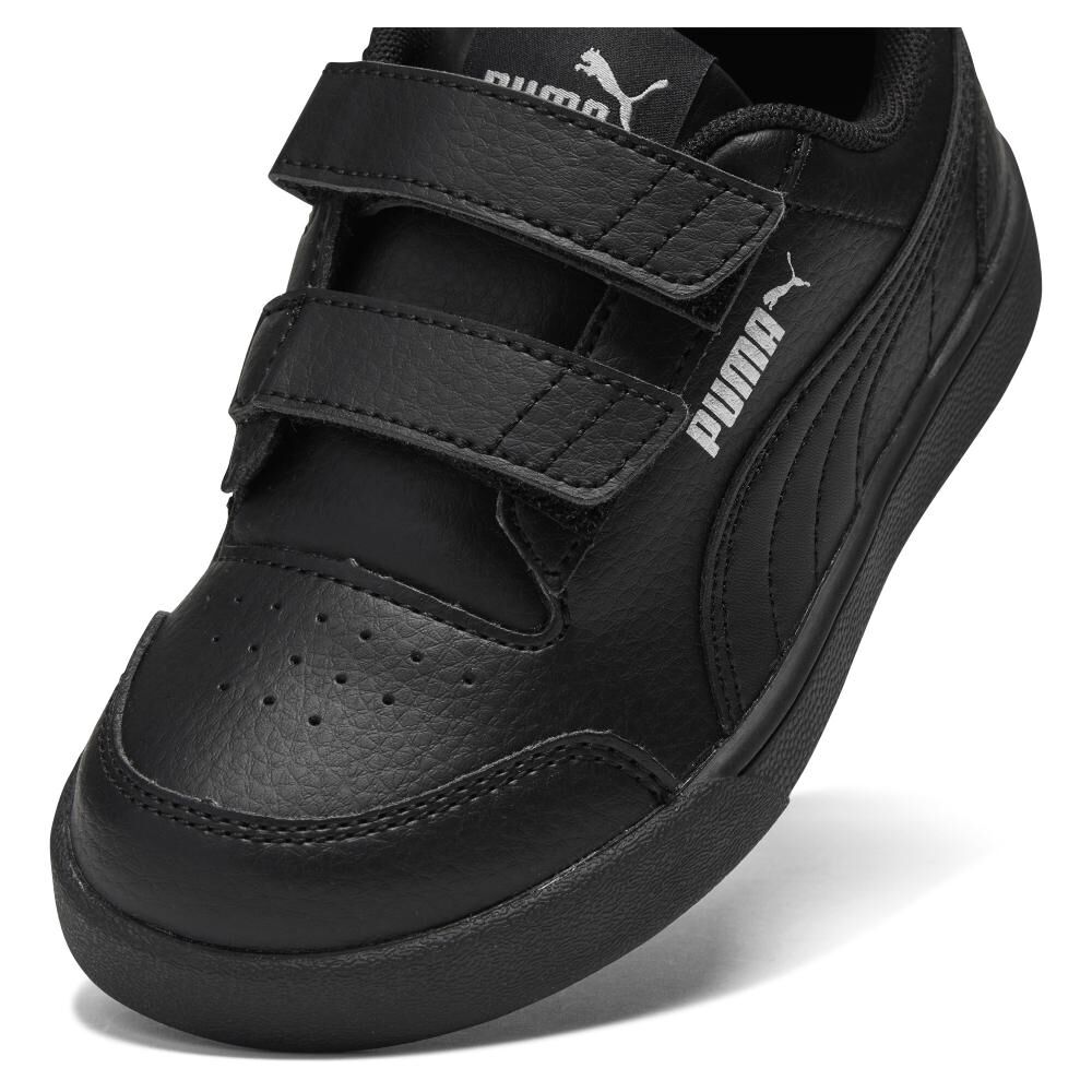 Zapatilla Escolar Unisex Puma Shuffle Negro image number 5.0