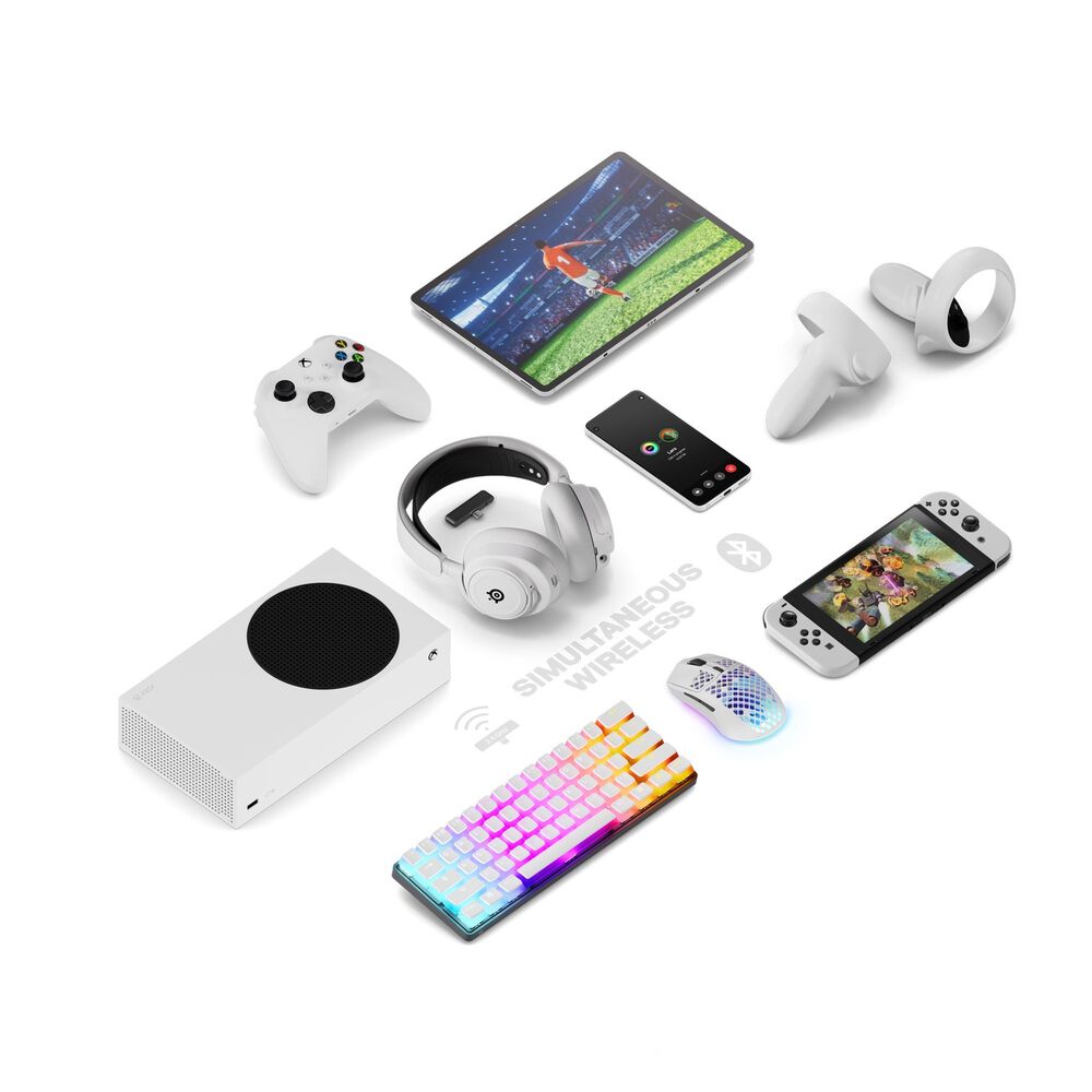 Aud&iacute;fonos Gamer Steelseries Nova 7 Xbox Inal&aacute;mbrico Blancos image number 6.0