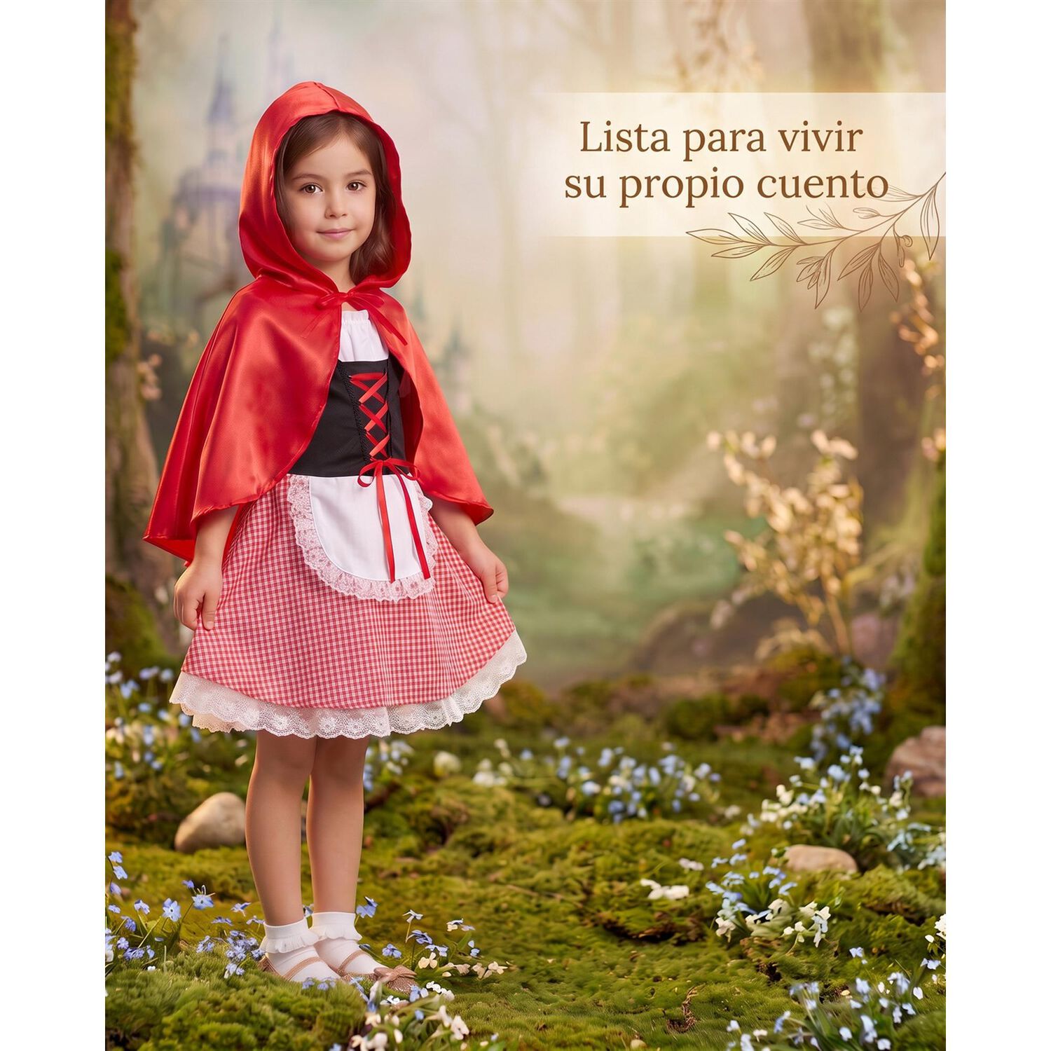 Disfraz Cuento Infantil Caperucita Roja Completo image number 29.0